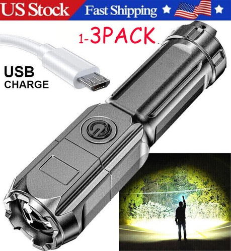 Rechargeable 990000lm led - rechargeable,