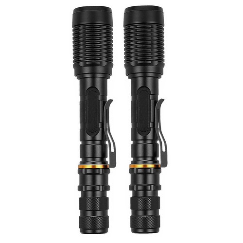 2pack led powered flashlight - led,