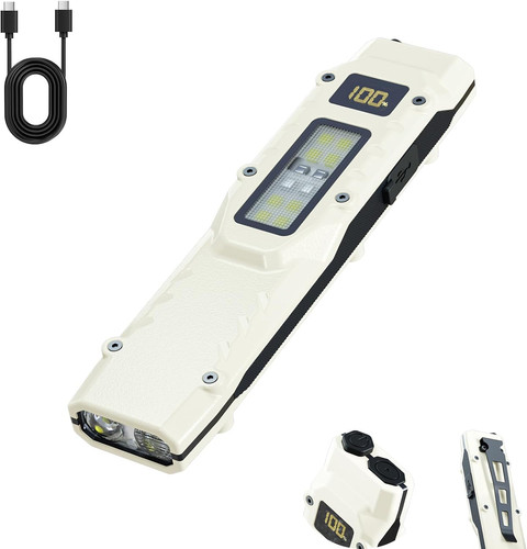 Flat edc flashlight - flat, flashlight,